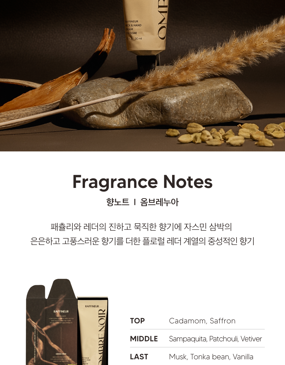 [박진우PICK] 라피네르 넥&핸드크림 코롱 30ml 상세페이지 16